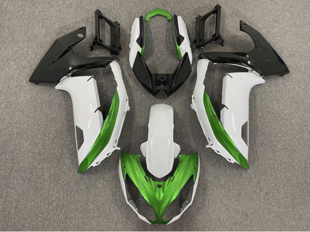 2012-2016 Blanco Brillante & Verde Ninja 650R Carenado