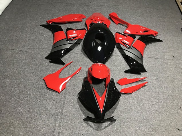 2012-2016 Negro Brillante Rojo / Gris CBR1000RR Carenado