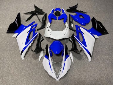 2013-2016 Blanco Brillante & Azul Daytona 675 Carenado