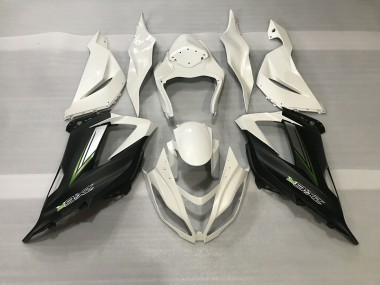 2013-2018 Blanco Cristal & Negro Satinado ZX6R Carenado