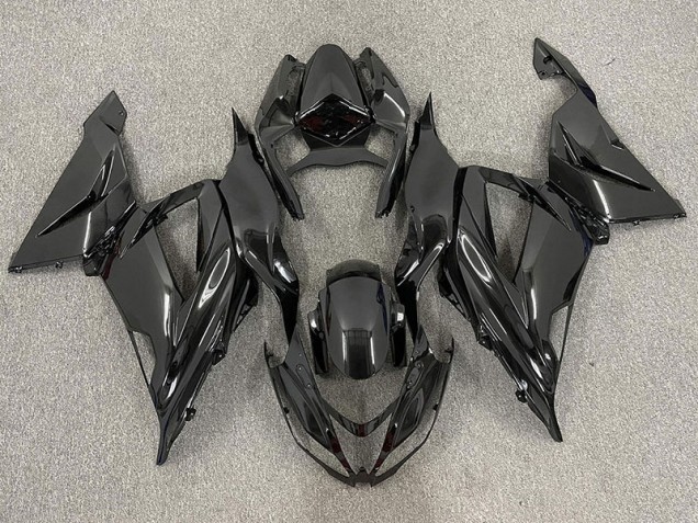 2013-2018 Negro Brillante Liso ZX6R Carenado