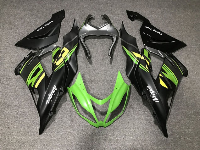 2013-2018 Negro Mate & Carreras ZX6R Carenado